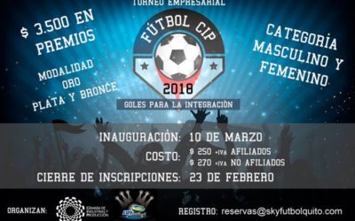 La Cámara de Industrias y Producción organiza el II Torneo Empresarial #FútbolCIP