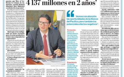 Pablo Zambrano: ‘Nuestra meta es invertir 4 137 millones en dos años’