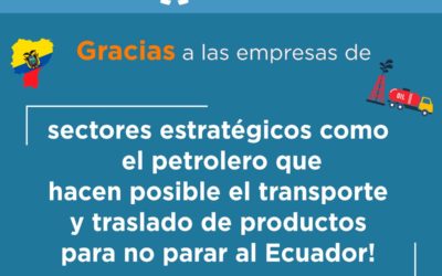 Agradecemos a las empresas del sector petrolero