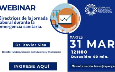 Webinar “Directrices de la jornada laboral durante la emergencia sanitaria”